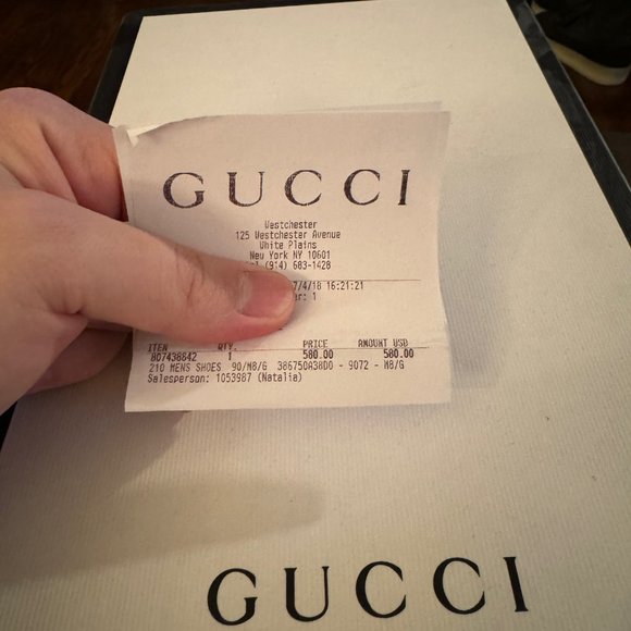 Gucci Ace Blue Snake Size 8.5 - Picture 6 of 6